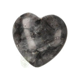 Larvikiet hart ± 3 cm nr. 7 - 16 gram | Edelsteen hart