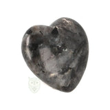 Larvikiet hart ± 3 cm nr. 7 - 16 gram | Edelsteen hart