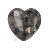 Larvikiet hart ± 3 cm nr. 8 - 16 gram | Edelsteen hart