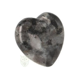 Larvikiet hart ± 3 cm nr. 8 - 16 gram | Edelsteen hart
