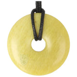 Lizardiet (Noorse Jade) donut hanger nr. 6 - Ø 4 cm | Edelsteen sieraad