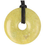 Lizardiet (Noorse Jade) donut hanger nr. 10 - Ø 4 cm | Edelsteen sieraad