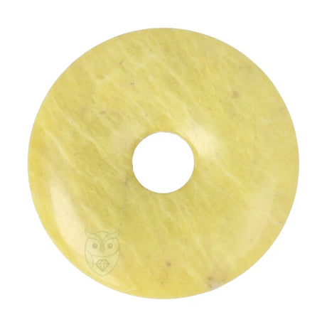 Lizardiet (Noorse Jade) donut hanger nr. 7 - Ø 4 cm | Edelsteen sieraad