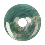 Mosagaat donut hanger (Pi-stone) nr. 18- Ø 4 cm | Edelsteen sieraad