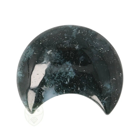 Mosagaat halve maan nr. 23 - 64 gram | Edelsteen