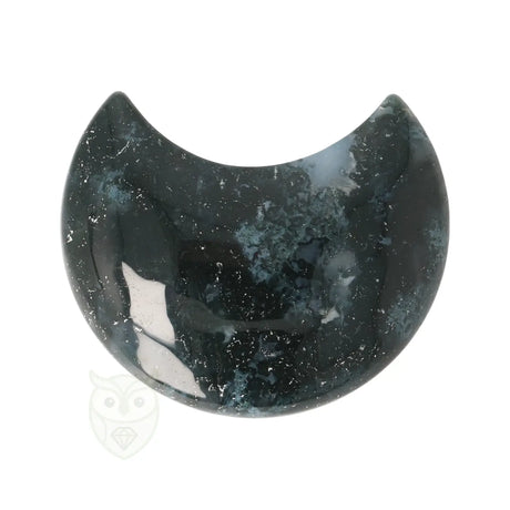 Mosagaat halve maan nr. 23 - 64 gram | Edelsteen