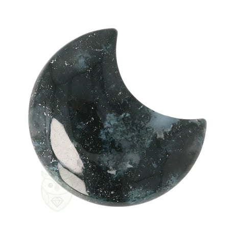 Mosagaat halve maan nr. 23 - 64 gram | Edelsteen
