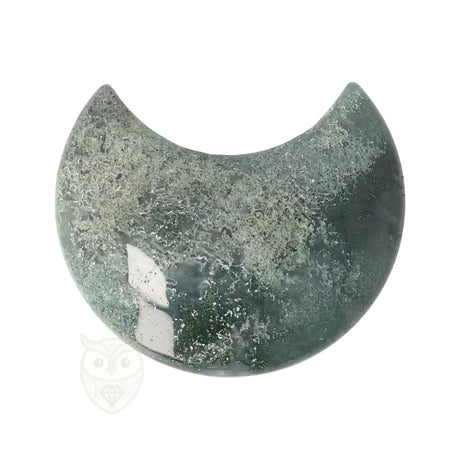 Mosagaat halve maan nr. 24 - 55 gram | Edelsteen