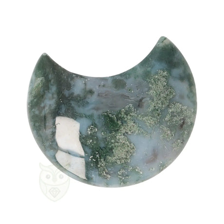 Mosagaat halve maan nr. 26 - 48 gram | Edelsteen