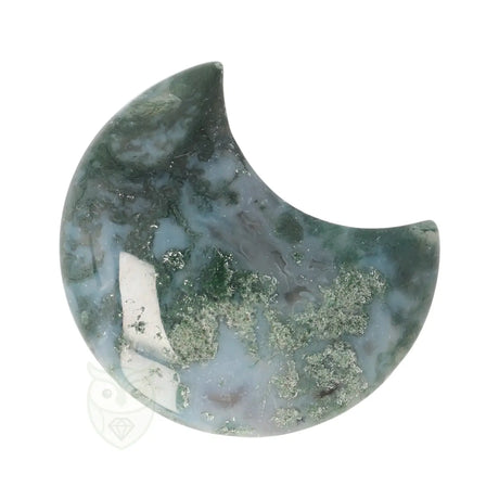 Mosagaat halve maan nr. 26 - 48 gram | Edelsteen