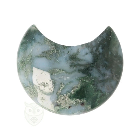 Mosagaat halve maan nr. 26 - 48 gram | Edelsteen