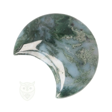Mosagaat halve maan nr. 26 - 48 gram | Edelsteen