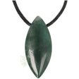 Mosagaat ovaal hanger nr. 28 - 11 gram met waxkoord