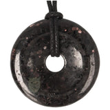 Nuummiet Donut hanger nr. 17 - Ø 4 cm | Edelsteen sieraad