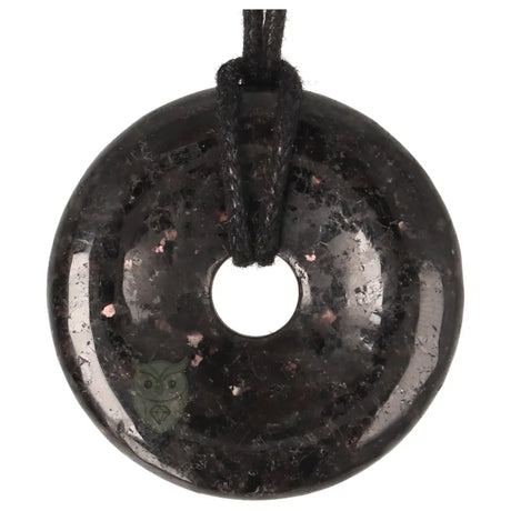 Nuummiet Donut hanger nr. 17 - Ø 4 cm | Edelsteen sieraad
