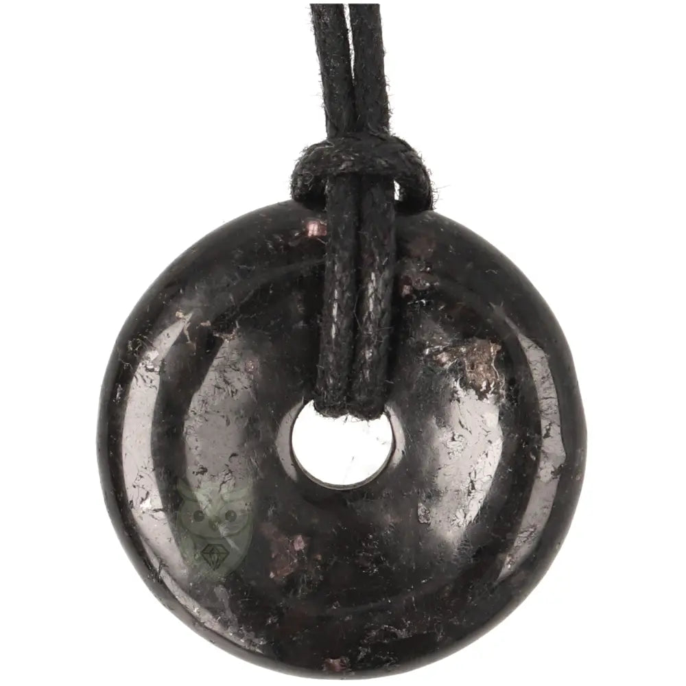 Nuummiet Donut hanger nr. 25 - Ø 3 cm | Edelsteen sieraad