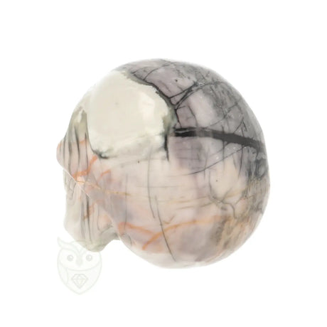 Picasso jaspis schedel nr. 20 - 100 gram | Edelstenen schedel