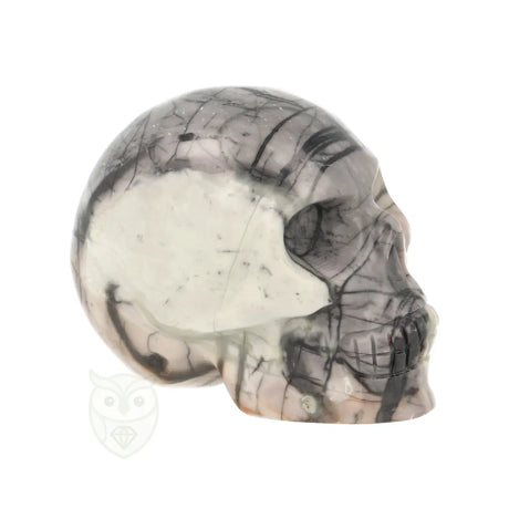 Picasso jaspis schedel nr. 20 - 100 gram | Edelstenen schedel