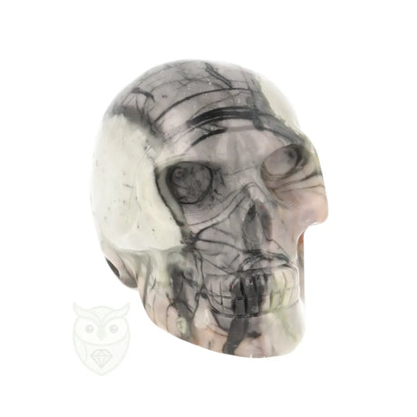 Picasso jaspis schedel nr. 20 - 100 gram | Edelstenen schedel