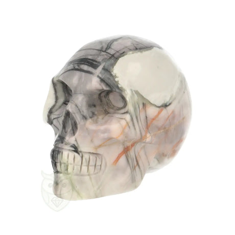 Picasso jaspis schedel nr. 20 - 100 gram | Edelstenen schedel