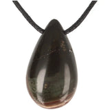 Polychroom Jaspis druppel hanger nr. 40 - 13 gram | Edelsteen sieraad