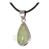 Prehniet zilveren hanger nr. 6 - 2 gram | Edelsteen sieraad