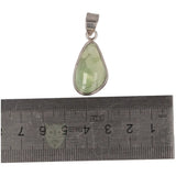 Prehniet zilveren hanger nr. 6 - 2 gram | Edelsteen sieraad