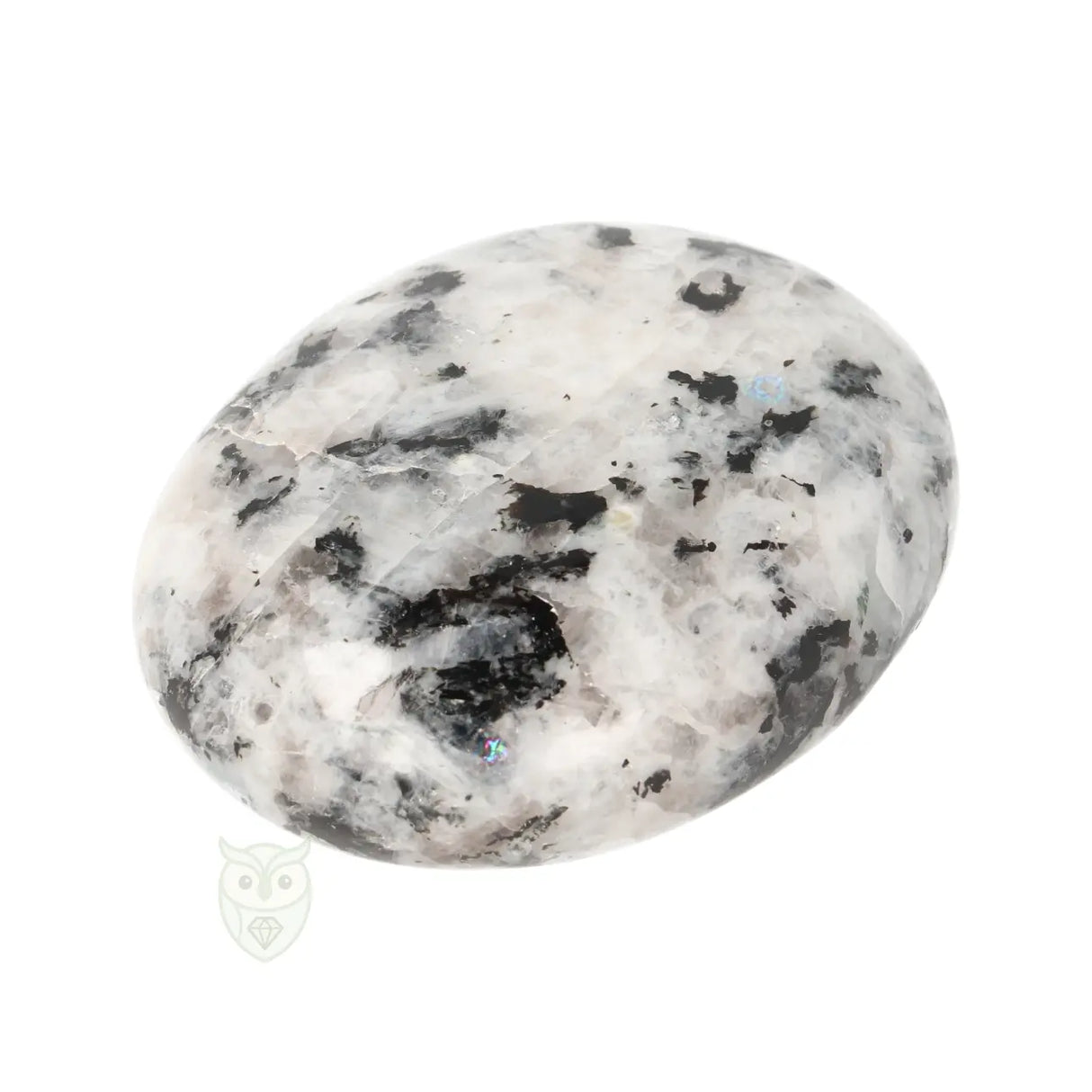 Regenboog Maansteen handsteen nr. 21 - 131 gram | Edelsteen