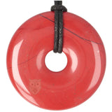 Rode Jaspis Donut hanger nr. 22 - Ø 5 cm | Edelsteen sieraad