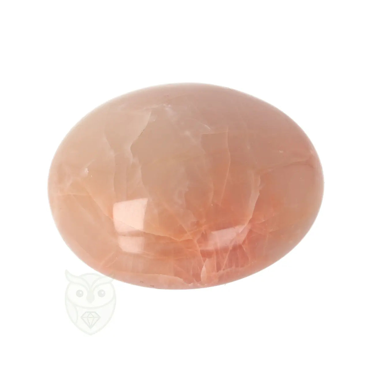 Roze Maansteen handsteen nr. 75 - 96 gram - Madagaskar | Edelsteen