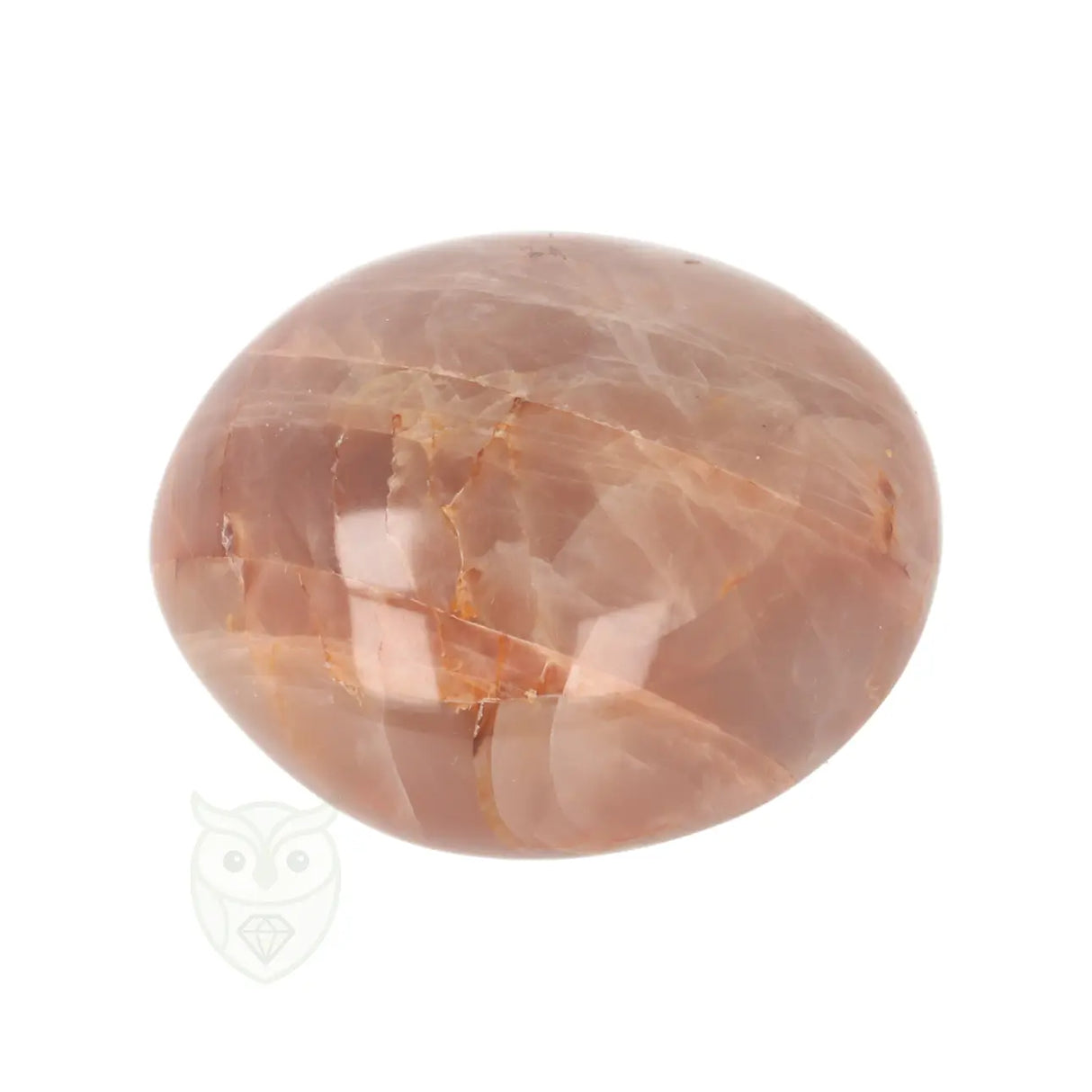 Roze Maansteen handsteen nr. 76 - 101 gram - Madagaskar | Edelsteen