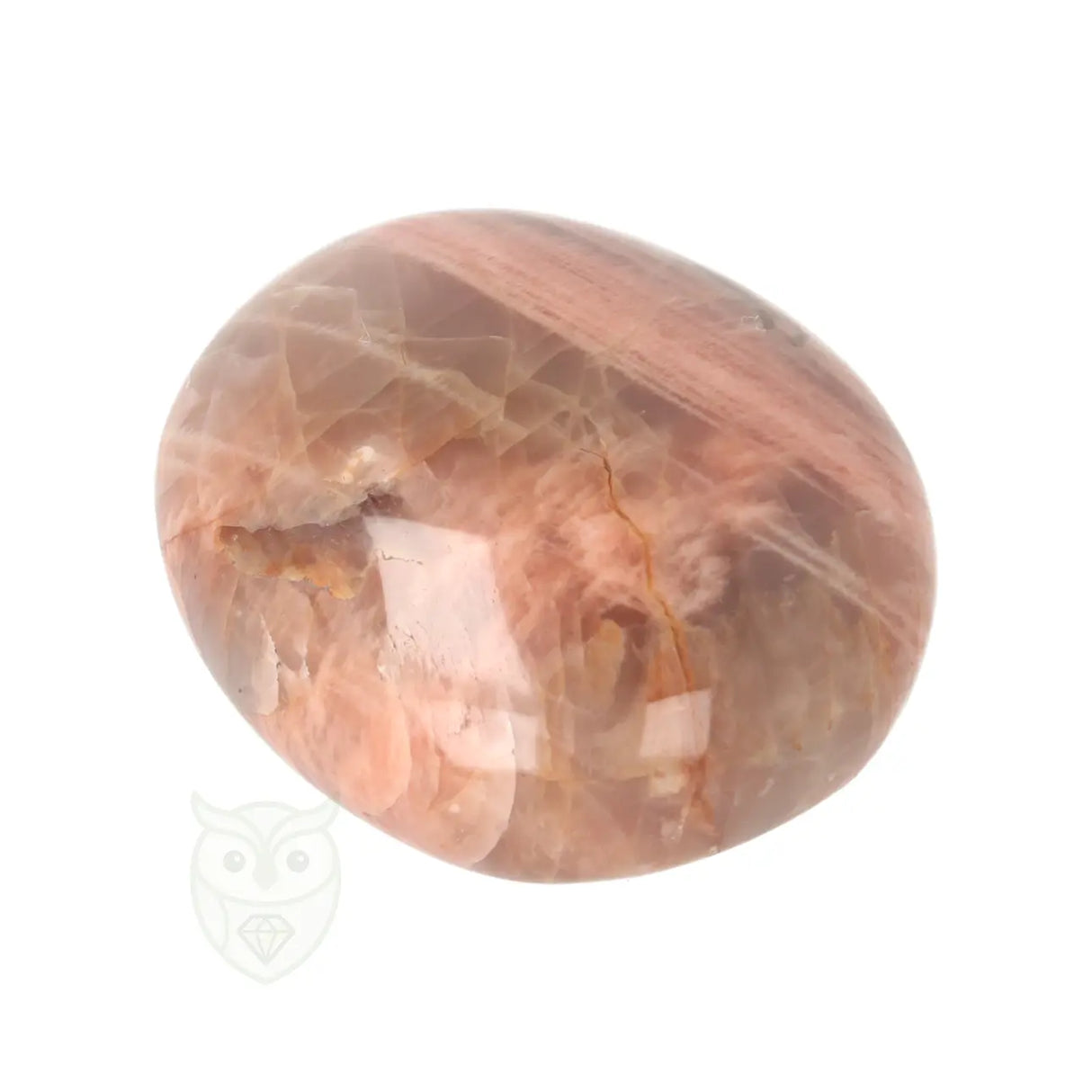 Roze Maansteen handsteen nr. 78 - 84 gram - Madagaskar | Edelsteen