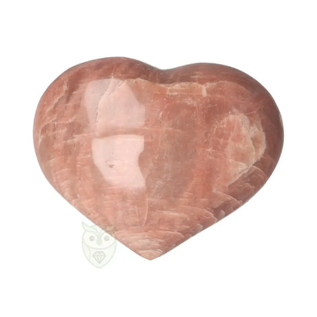 Maansteen hart roze 194 gram gepolijst edelsteen hart