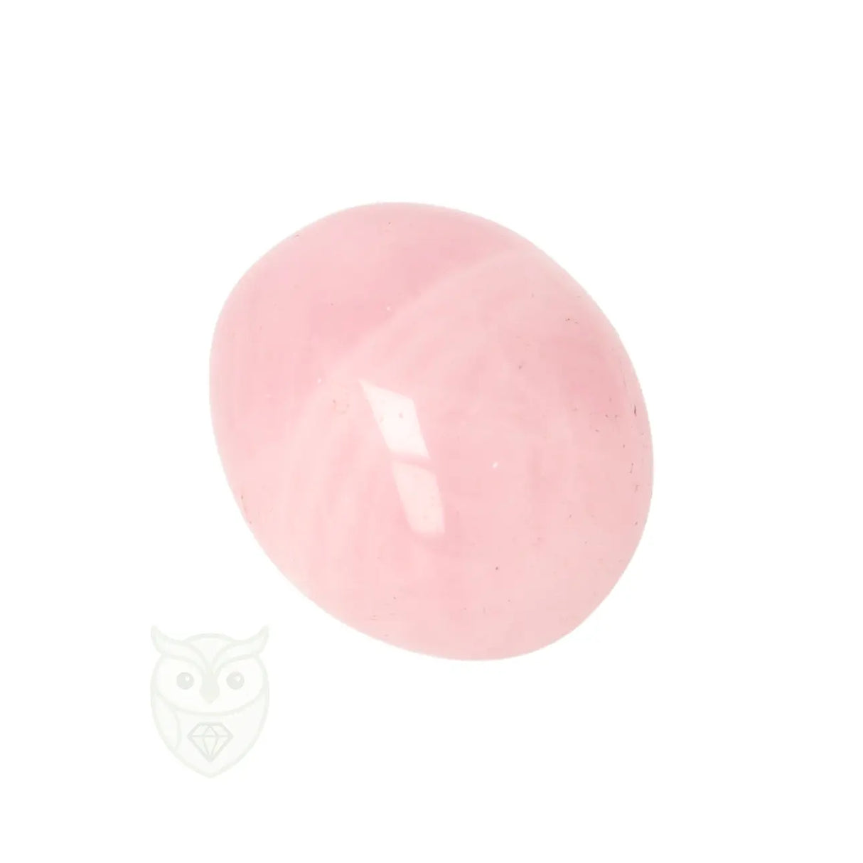 Rozenkwarts geronde handsteen nr. 22 - 21 gram | Edelsteen