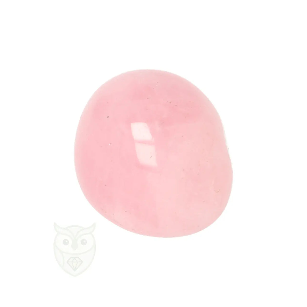 Rozenkwarts geronde handsteen nr. 24 - 19 gram | Edelsteen
