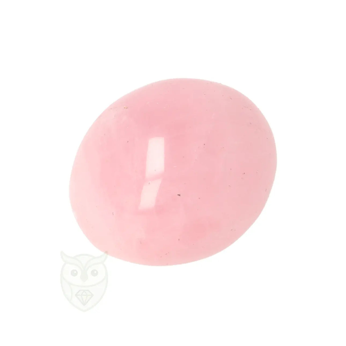 Rozenkwarts geronde handsteen nr. 24 - 19 gram | Edelsteen
