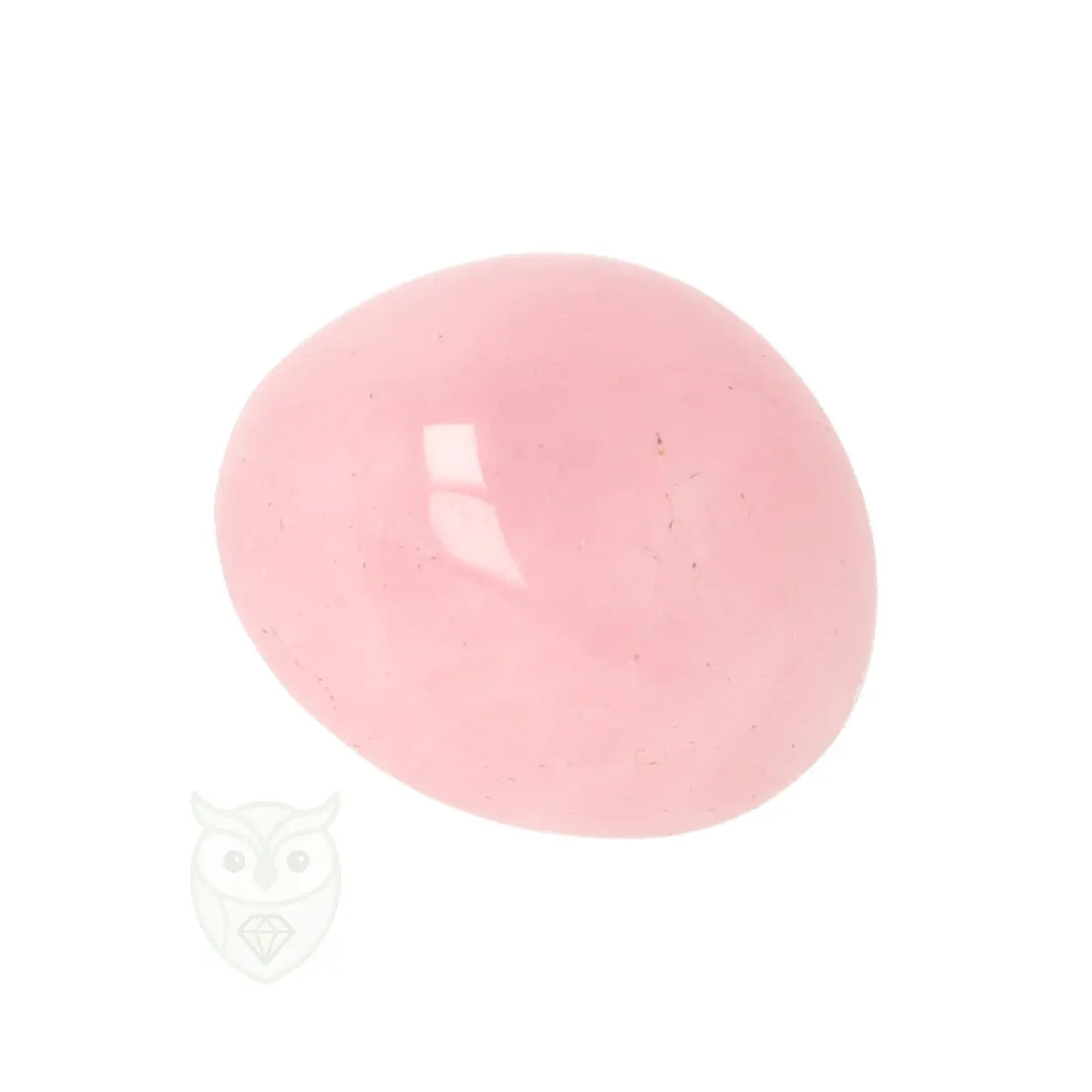 Rozenkwarts geronde handsteen nr. 24 - 19 gram | Edelsteen