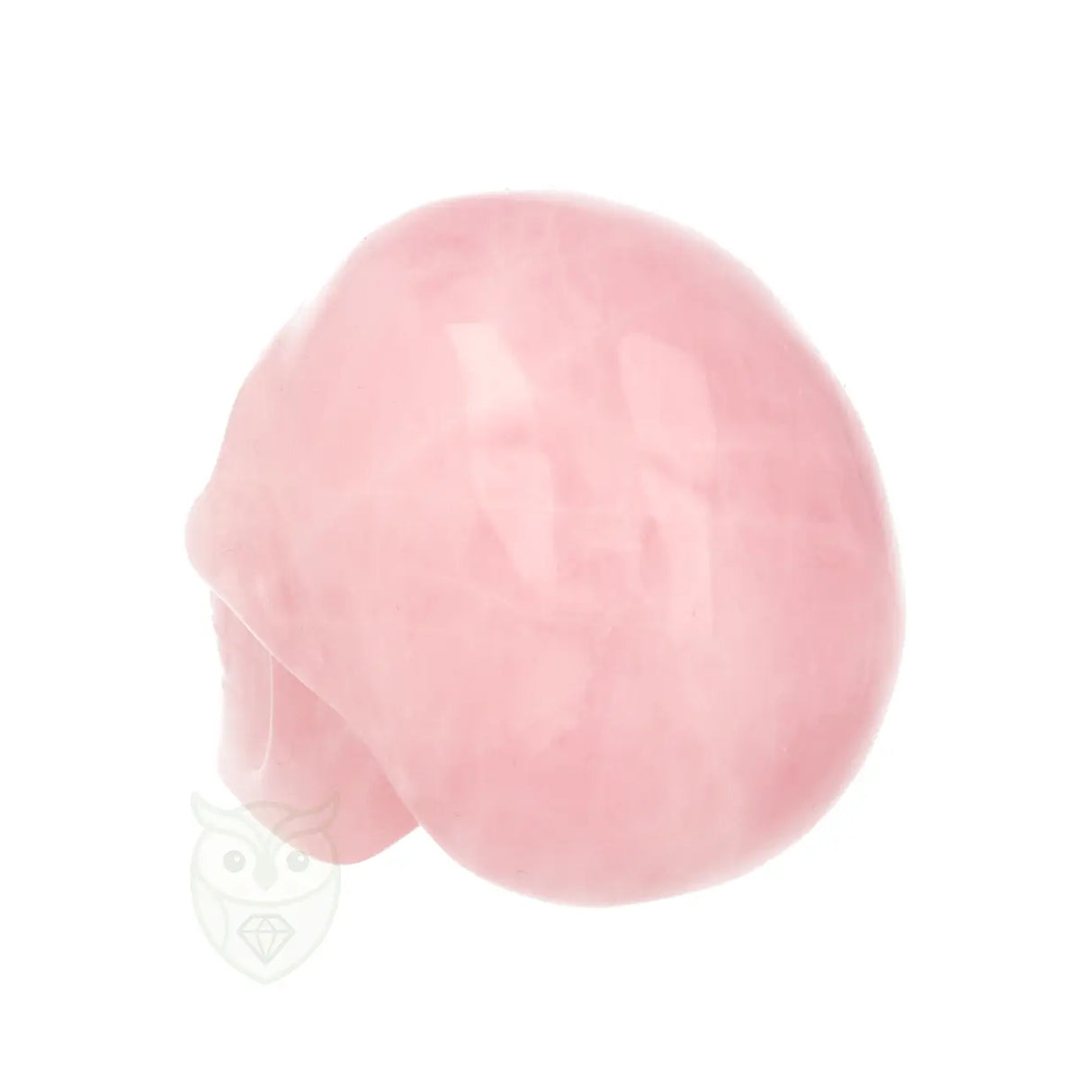 Rozenkwarts schedel nr. 29 - 100 gram | Edelsteen skull