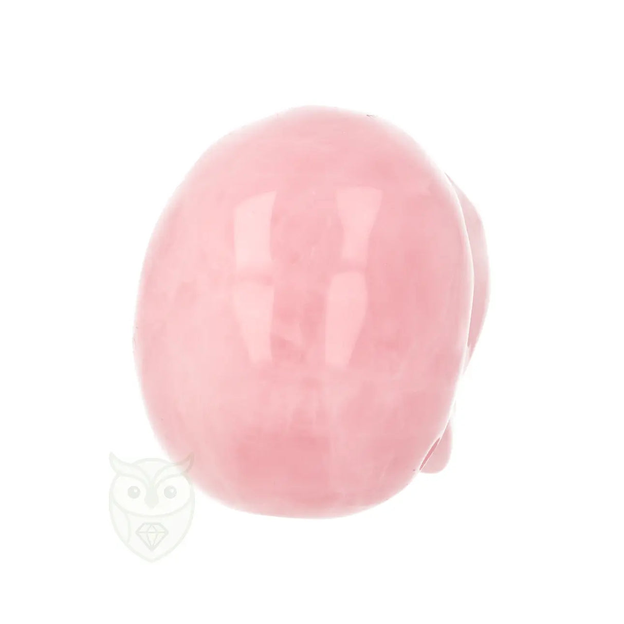 Rozenkwarts schedel nr. 29 - 100 gram | Edelsteen skull