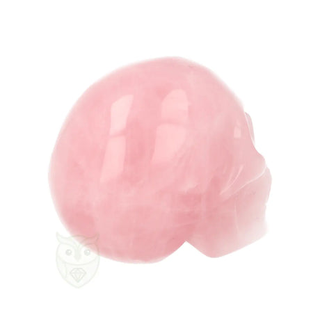 Rozenkwarts schedel nr. 29 - 100 gram | Edelsteen skull