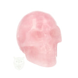 Rozenkwarts schedel nr. 29 - 100 gram | Edelsteen skull