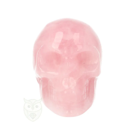 Rozenkwarts schedel nr. 29 - 100 gram | Edelsteen skull