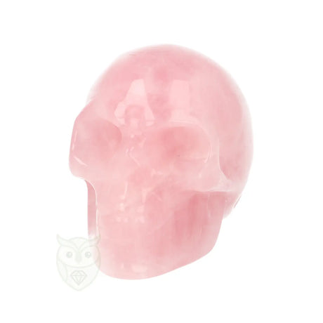 Rozenkwarts schedel nr. 29 - 100 gram | Edelsteen skull
