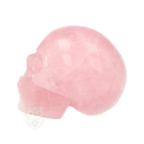 Rozenkwarts schedel nr. 29 - 100 gram | Edelsteen skull