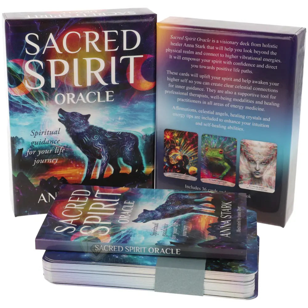 Sacred Spirit Oracle Cards complete set met doos voor- en achterkant plus losse kaartenset – Anna Stark – Webshop Danielle Forrer