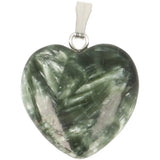 Seraphiniet hart hanger 2 cm nr. 12 | Edelsteen sieraad