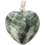 Seraphiniet hart hanger 2 cm nr. 12 | Edelsteen sieraad