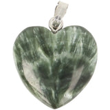 Seraphiniet hart hanger 2 cm nr. 8 | Edelsteen sieraad