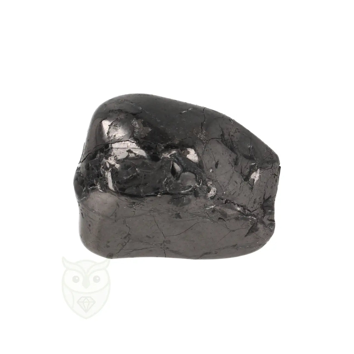 Shungiet Trommelsteen nr. 38 - 21 gram | Edelsteen