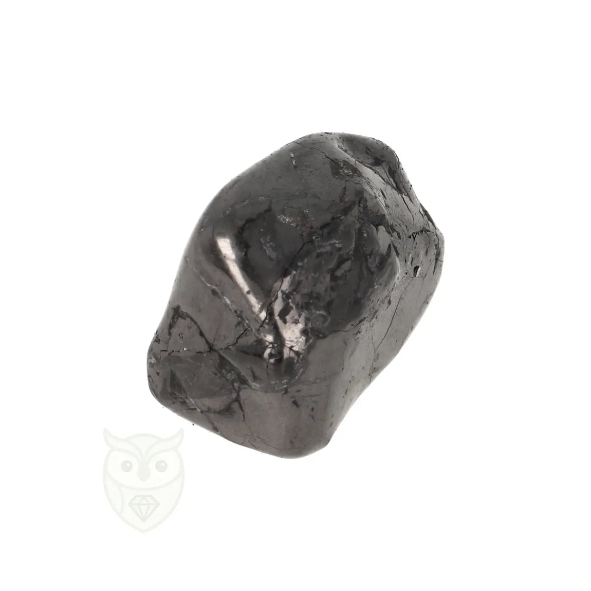 Shungiet Trommelsteen nr. 38 - 21 gram | Edelsteen